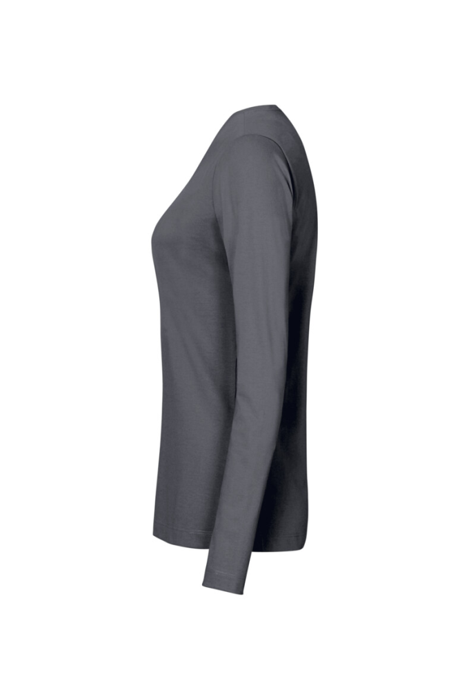 HAKRO Damen Longsleeve Mikralinar®, anthrazit