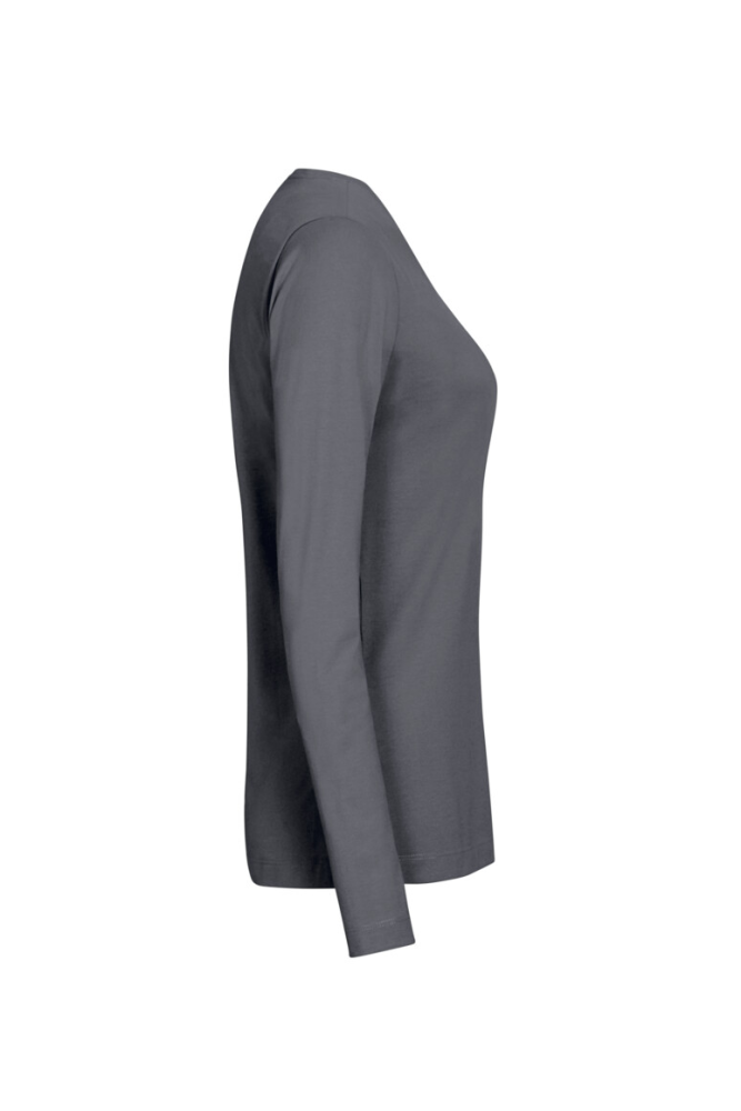 HAKRO Damen Longsleeve Mikralinar®, anthrazit