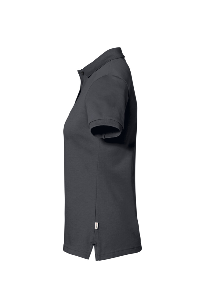 HAKRO cotton tec® damen poloshirt, karbongrau