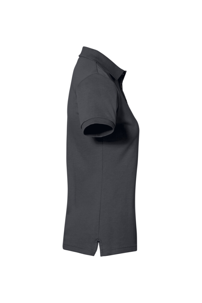 HAKRO cotton tec® damen poloshirt, karbongrau
