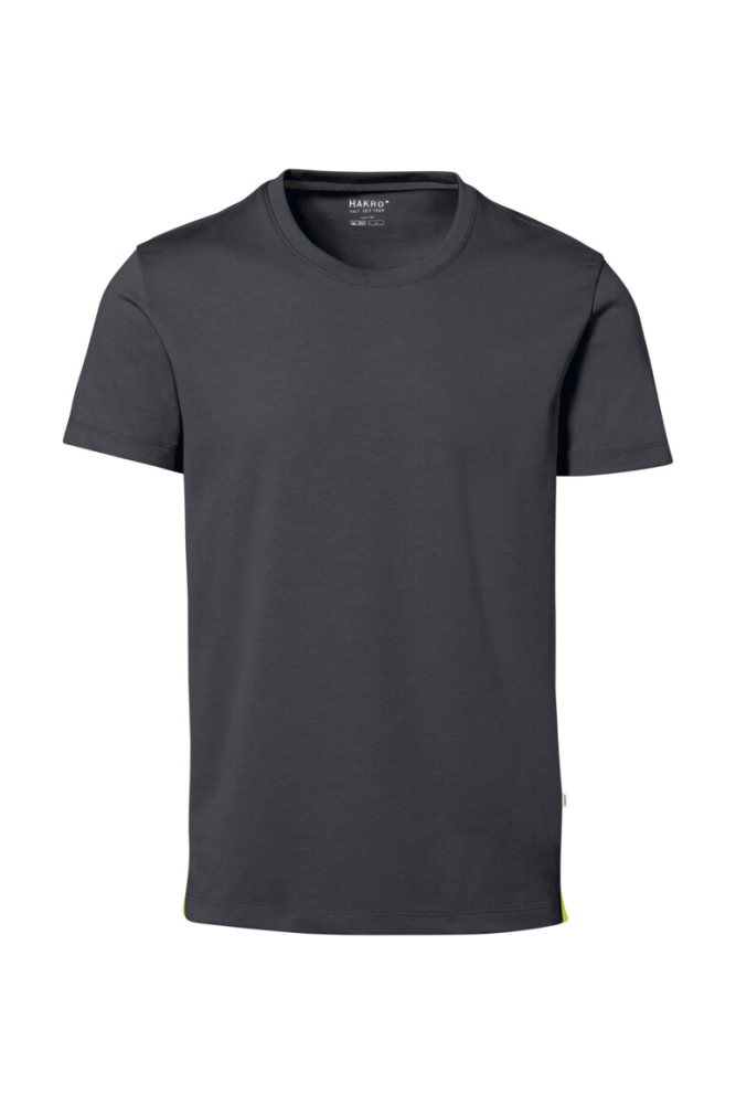 HAKRO cotton tec® t-shirt, karbongrau