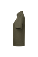 HAKRO Damen Zip-Shirt Piqué Mikralinar® Eco, olive