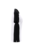 HAKRO Damen Poloshirt Contrast MIKRALINAR® ECO, weiss/schwarz, 4XL