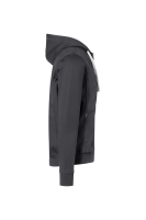 HAKRO Kapuzenjacke Bonded Eco, karbongrau/silber