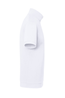 HAKRO Zip-Shirt Piqué Mikralinar® Eco, weiss