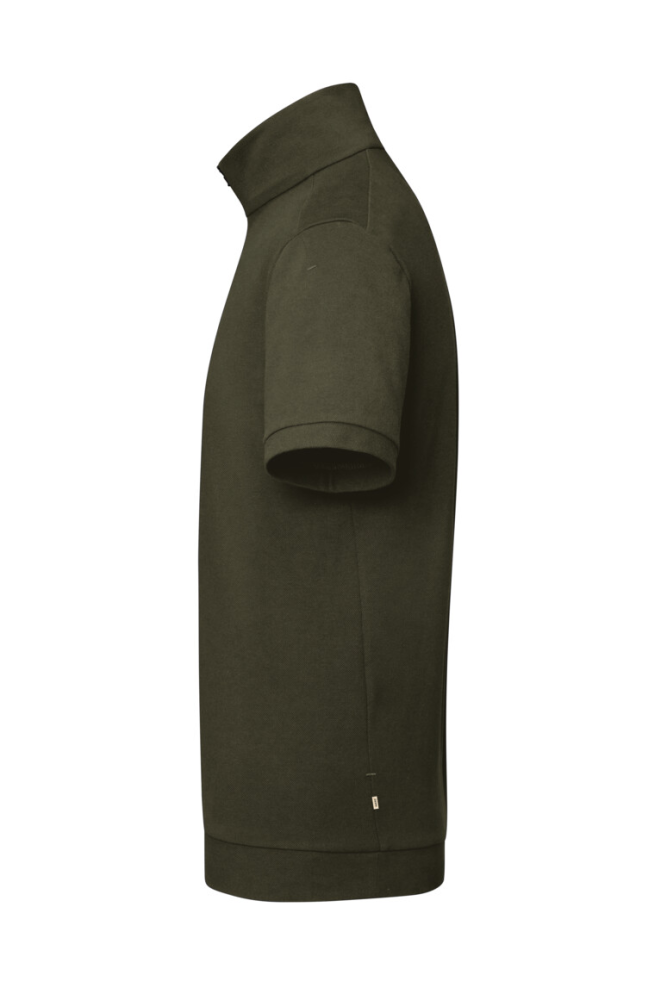 HAKRO Zip-Shirt Piqué Mikralinar® Eco, olive