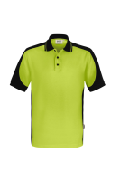 HAKRO Poloshirt Contrast MIKRALINAR® ECO, kiwi/schwarz, 4XL