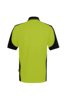 HAKRO Poloshirt Contrast MIKRALINAR® ECO, kiwi/schwarz, 4XL