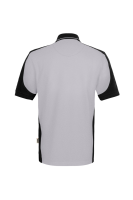HAKRO Poloshirt Contrast MIKRALINAR® ECO, titan/schwarz, 4XL