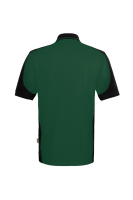 HAKRO Poloshirt Contrast MIKRALINAR® ECO, tanne/schwarz, 6XL