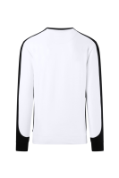 HAKRO Sweatshirt Contrast Mikralinar® Eco, weiss/schwarz, 4XL