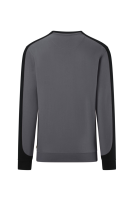 HAKRO Sweatshirt Contrast Mikralinar® Eco, anthrazit/schwarz, S