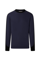 HAKRO Sweatshirt Contrast Mikralinar® Eco, tinte/schwarz, 4XL