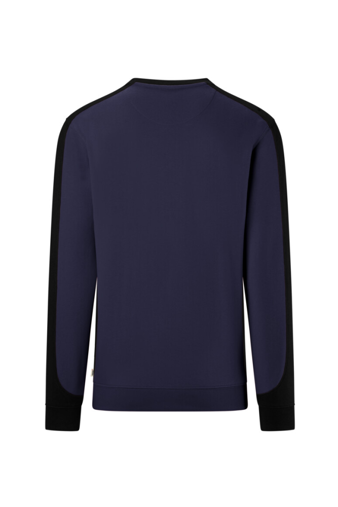 HAKRO Sweatshirt Contrast Mikralinar® Eco, tinte/schwarz, 4XL