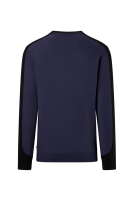 HAKRO Sweatshirt Contrast Mikralinar® Eco, tinte/schwarz, 4XL