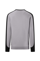 HAKRO Sweatshirt Contrast Mikralinar® Eco, titan/schwarz, 2XS