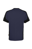 HAKRO T-Shirt Contrast MIKRALINAR® ECO, tinte/schwarz, 3XL
