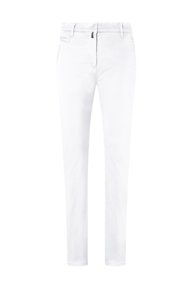 HAKRO Damen Chinohose X-Stretch, weiss, S
