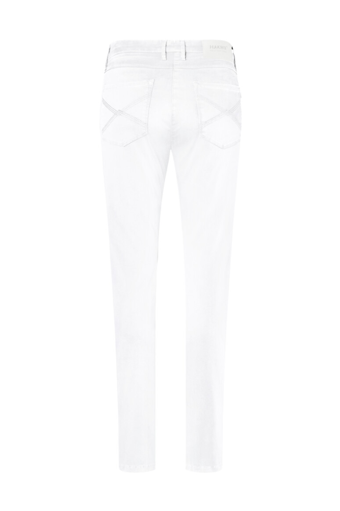 HAKRO Damen Chinohose X-Stretch, weiss, S