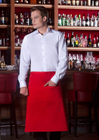 Karlowsky Bistroschürze Basic mit Tasche, rot