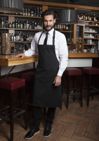 Karlowsky Latzschürze Basic mit Schnalle, schwarz 75x90