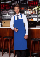 Karlowsky Latzschürze Basic mit Schnalle, blau