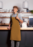 Karlowsky Latzschürze Basic mit Schnalle, senf