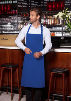 Karlowsky Latzschürze Basic mit Schnalle und Tasche, blau