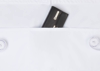 Karlowsky Vorbinder Basic mit Tasche, weiss