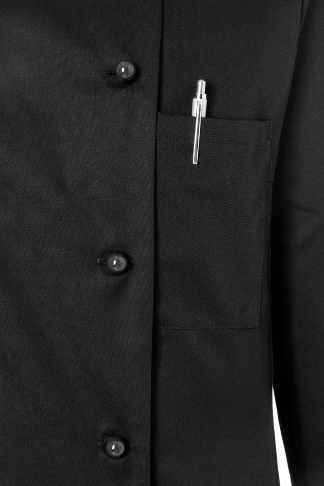 Karlowsky Damenkochjacke Agathe, schwarz, 50