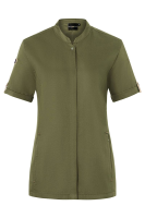 Karlowsky kurzarm damenkochjacke green-generation, aus nachhaltigem material, 72% grs certified recycled polye