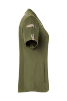 Karlowsky kurzarm damenkochjacke green-generation, aus nachhaltigem material, 72% grs certified recycled polye