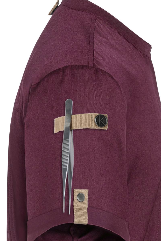 Karlowsky Kurzarm Kochjacke Green-Generation, aus nachhaltigem Material, 72% GRS Certified Recycled Polyester