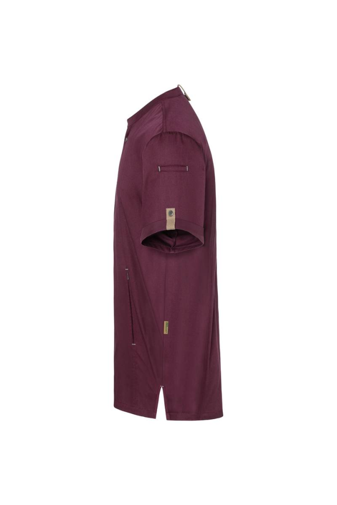 Karlowsky Kurzarm Kochjacke Green-Generation, aus nachhaltigem Material, 72% GRS Certified Recycled Polyester