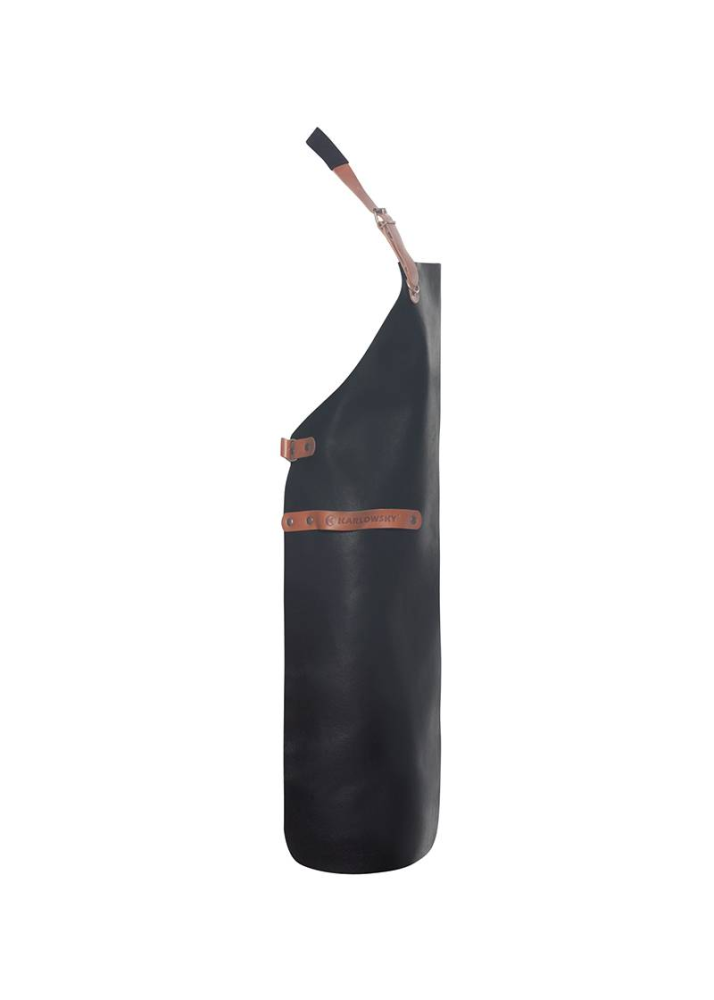 Karlowsky Leder Latzschürze, schwarz