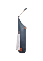 Karlowsky Leder Latzschürze, tinte