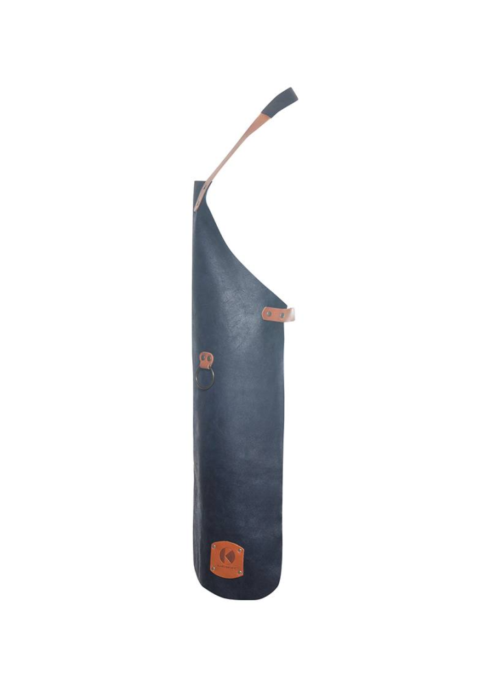 Karlowsky Leder Latzschürze, tinte
