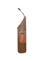 Karlowsky Leder Latzschürze, toffee