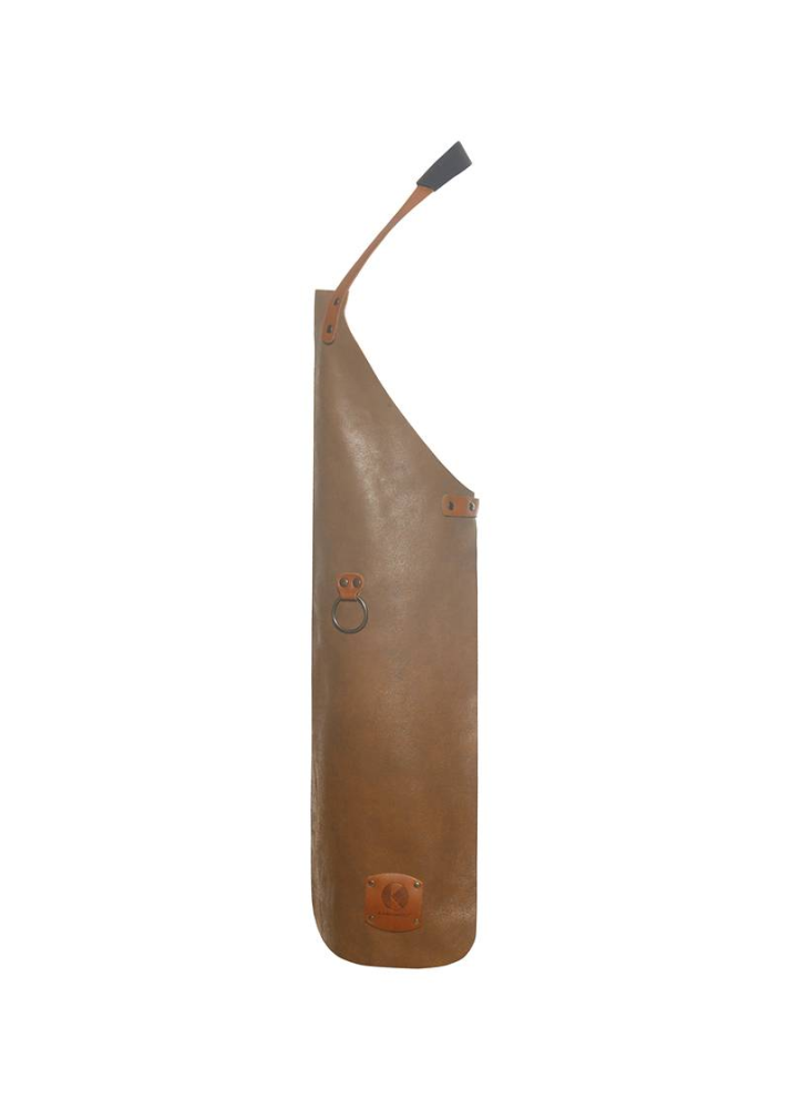 Karlowsky Leder Latzschürze, toffee