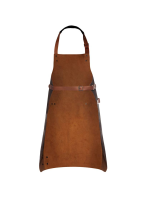 Karlowsky Leder Latzschürze, toffee