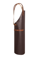 Karlowsky Leder Latzschürze X-Style mit Kreuzträgern, mokka