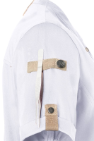 Karlowsky kurzarm damenkochjacke green-generation, aus nachhaltigem material, 72% grs certified recycled polye