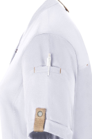 Karlowsky kurzarm damenkochjacke green-generation, aus nachhaltigem material, 72% grs certified recycled polye