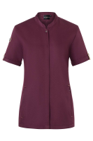 Karlowsky kurzarm damenkochjacke green-generation, aus nachhaltigem material, 72% grs certified recycled polye