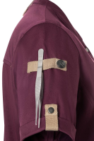 Karlowsky kurzarm damenkochjacke green-generation, aus nachhaltigem material, 72% grs certified recycled polye