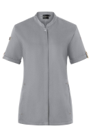 Karlowsky kurzarm damenkochjacke green-generation, aus nachhaltigem material, 72% grs certified recycled polye