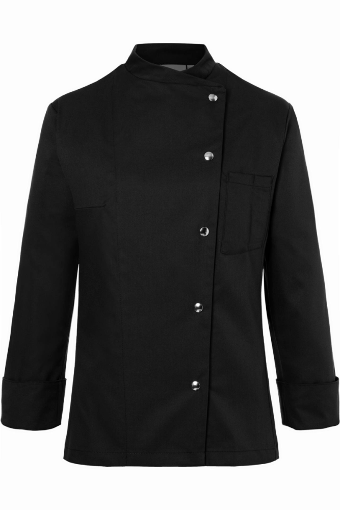Karlowsky damenkochjacke larissa, schwarz, 5