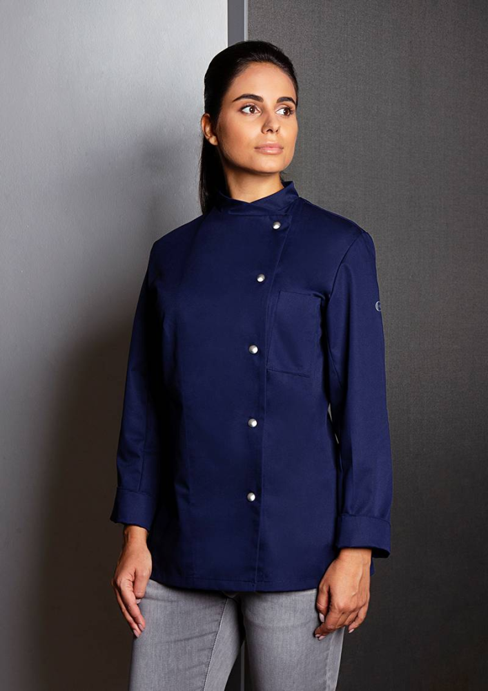 Karlowsky damenkochjacke larissa, marine, 5