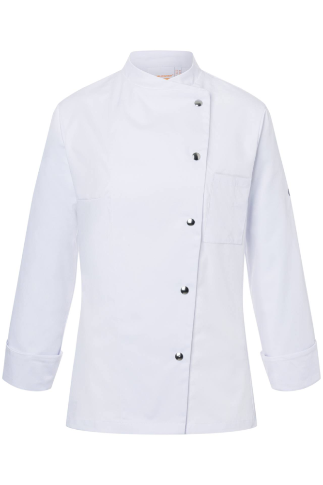 Karlowsky damenkochjacke larissa, weiss