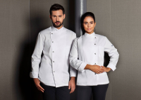 Karlowsky damenkochjacke larissa, weiss